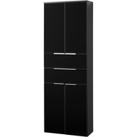 FACKELMANN Hochschrank »KARA«, 4 Türen, 2 Schubladen, BxHxT: 60,4 x 176,1 x 32 cm - grau von Fackelmann