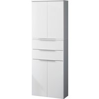 FACKELMANN Hochschrank »KARA«, 4 Türen, 2 Schubladen, BxHxT: 60,4 x 176,1 x 32 cm - weiss FACKELMANN Hochschrank »KARA«, 4 Türen, 2 Schubladen, BxHxT: 60,4 x 176,1 x 32 cm - weiss von Fackelmann