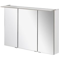 FACKELMANN LED Spiegelschrank B.PERFEKT / Badschrank mit Soft-Close-System / Maße (B x H x T): ca. 100 x 69 x 15 cm / hochwertiger Schrank mit von Fackelmann