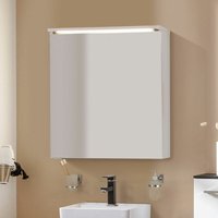 FACKELMANN Oxford Spiegelschrank 60cm - Weiß Hochglanz von Fackelmann