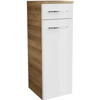 FACKELMANN Midischrank »MILANO«, Asteiche/weiss, 1 Tür, BxHxT: 30,2 x 82,6 x 32 cm von Fackelmann
