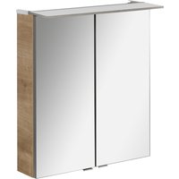 FACKELMANN Spiegelschrank »b.perfekt«, BxHxT: 60 x 69,4 x 23,1 cm, 4250 K, neutralweiß, 5.6W - grau von Fackelmann