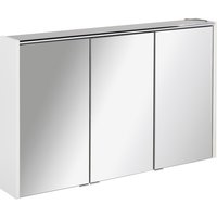 FACKELMANN Spiegelschrank »DENVER«, BxHxT: 110 x 68,3 x 16 cm, 6000 K, kaltweiß, 11W - grau von Fackelmann