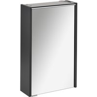 FACKELMANN Spiegelschrank »DENVER«, BxHxT: 41,7 x 68,3 x 16 cm, 6000 K, neutralweiß, 5W - grau von Fackelmann