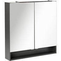 FACKELMANN Spiegelschrank »LUNA«, BxHxT: 80 x 79,8 x 15,3 cm, 5700 K, kaltweiß - grau FACKELMANN Spiegelschrank »LUNA«, BxHxT: 80 x 79,8 x 15,3 cm, 5700 K, kaltweiß - grau von Fackelmann