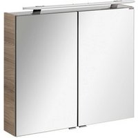 FACKELMANN Spiegelschrank »LUXOR«, BxHxT: 80 x 72,5 x 20,5 cm, 6500 K, kaltweiß, 7W - grau FACKELMANN Spiegelschrank »LUXOR«, BxHxT: 80 x 72,5 x 20,5 cm, 6500 K, kaltweiß, 7W - grau von Fackelmann