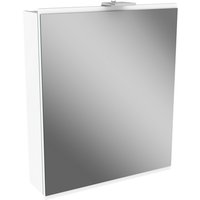FACKELMANN Spiegelschrank »LIMA«, BxHxT: 60 x 73 x 15,3 cm, 5870-6190 K, kaltweiß, 2.9W - grau von Fackelmann