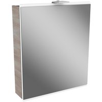 FACKELMANN Spiegelschrank »LIMA«, BxHxT: 60 x 73 x 15,3 cm, 5870-6190 K, kaltweiß, 2.9W - grau FACKELMANN Spiegelschrank »LIMA«, BxHxT: 60 x 73 x 15,3 cm, 5870-6190 K, kaltweiß, 2.9W - grau von Fackelmann