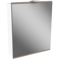 FACKELMANN Spiegelschrank »LIMA«, BxHxT: 60 x 73 x 15,3 cm, 5870-6190 K, kaltweiß, 2.9W - grau FACKELMANN Spiegelschrank »LIMA«, BxHxT: 60 x 73 x 15,3 cm, 5870-6190 K, kaltweiß, 2.9W - grau von Fackelmann