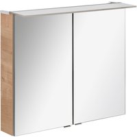 FACKELMANN Spiegelschrank »b.perfekt«, BxHxT: 80 x 69,4 x 23,1 cm, 4250 K, neutralweiß, 7.5W - grau FACKELMANN Spiegelschrank »b.perfekt«, BxHxT: 80 x 69,4 x 23,1 cm, 4250 K, neutralweiß, 7.5W - grau von Fackelmann