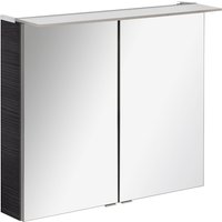 FACKELMANN Spiegelschrank »b.perfekt«, BxHxT: 80 x 69,4 x 23,1 cm, 4250 K, neutralweiß, 7.5W - grau von Fackelmann