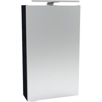 FACKELMANN Spiegelschrank "SBC", (Spiegelschrank mit LED-Aufsatzleuchte), Aufsatzleuchte, Schalter und Steckdose, Breite 40cm, Anschlag rechts von Fackelmann