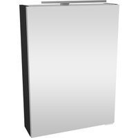 FACKELMANN Spiegelschrank "SBC" Spiegelschrank mit LED-Aufsatzleuchte, Aufsatzleuchte, Schalter und Steckdose, Breite 50cm, Anschlag links von Fackelmann