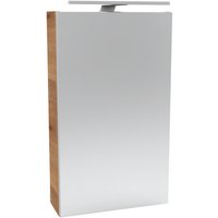 FACKELMANN Spiegelschrank »SBC«, Asteiche, BxHxT: 40 x 68 x 15,3 cm - grau FACKELMANN Spiegelschrank »SBC«, Asteiche, BxHxT: 40 x 68 x 15,3 cm - grau von Fackelmann