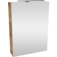 FACKELMANN Spiegelschrank »SBC«, Asteiche, BxHxT: 50 x 68 x 15,3 cm - grau von Fackelmann