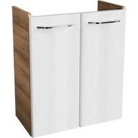 FACKELMANN Waschbeckenunterschrank »MILANO«, BxHxT: 52 x 61 x 27,5 cm - weiss von Fackelmann