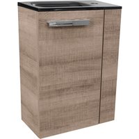FACKELMANN Waschbeckenunterschrank »SBC«, links, Graueiche, BxHxT: 44 x 60 x 24,3 cm - braun FACKELMANN Waschbeckenunterschrank »SBC«, links, Graueiche, BxHxT: 44 x 60 x 24,3 cm - braun von Fackelmann
