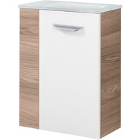 FACKELMANN Waschbeckenunterschrank »SBC«, rechts, Steinesche/Weiss, Hochglanz, BxHxT: 44 x 60 x 24,3 cm FACKELMANN Waschbeckenunterschrank »SBC«, rechts, Steinesche/Weiss, Hochglanz, BxHxT: 44 x 60 x 24,3 cm von Fackelmann
