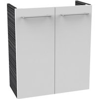FACKELMANN Waschbeckenunterschrank »SBC«, Dark-Oak/Weiss, Hochglanz, BxHxT: 52 x 60 x 24,3 cm von Fackelmann