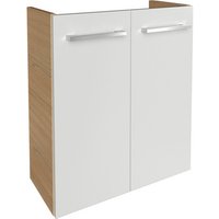 FACKELMANN Waschbeckenunterschrank »SBC«, Sandeiche/Weiss, Hochglanz, BxHxT: 52 x 60 x 24,3 cm FACKELMANN Waschbeckenunterschrank »SBC«, Sandeiche/Weiss, Hochglanz, BxHxT: 52 x 60 x 24,3 cm von Fackelmann