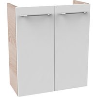 FACKELMANN Waschbeckenunterschrank »SBC«, Alaska-Esche/Weiss, Hochglanz, BxHxT: 52 x 60 x 24,3 cm FACKELMANN Waschbeckenunterschrank »SBC«, Alaska-Esche/Weiss, Hochglanz, BxHxT: 52 x 60 x 24,3 cm von Fackelmann