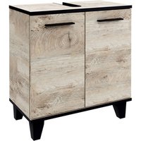 FACKELMANN Waschbeckenunterschrank »TE-A«, Optik Nature Oak, BxHxT: 60,2 x 63,2 x 32 cm - braun FACKELMANN Waschbeckenunterschrank »TE-A«, Optik Nature Oak, BxHxT: 60,2 x 63,2 x 32 cm - braun von Fackelmann