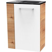 FACKELMANN Waschtisch "SBC" Set, 2 tlg. bestehend aus Becken und Unterbau, Breite ca. 45 cm von Fackelmann