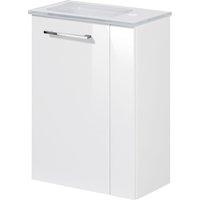 FACKELMANN Waschtisch "SBC" Set, 2 tlg. bestehend aus Becken und Unterbau, Breite ca. 45 cm von Fackelmann