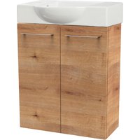 FACKELMANN Waschtisch "SBC", bestehend aus Becken und Unterbau, Breite ca. 55 cm von Fackelmann