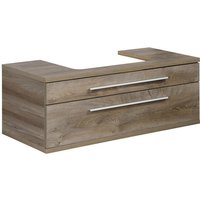 FACKELMANN Waschtischunterbau »Stanford«, B x H x T: 110 x 40,5 x 50 cm - braun von Fackelmann