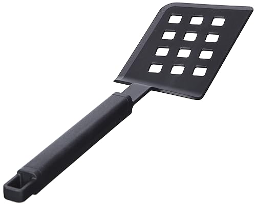 Fackelmann Pfannenwender, Schlitzwender aus Spezialkunststoff, Küchenhelfer für beschichtete Töpfe und Pfannen (Farbe: Schwarz), Menge: 1 Stück Fackelmann Pfannenwender, Schlitzwender aus Spezialkunststoff, Küchenhelfer für beschichtete Töpfe und Pfannen (Farbe: Schwarz), Menge: 1 Stück von FACKELMANN