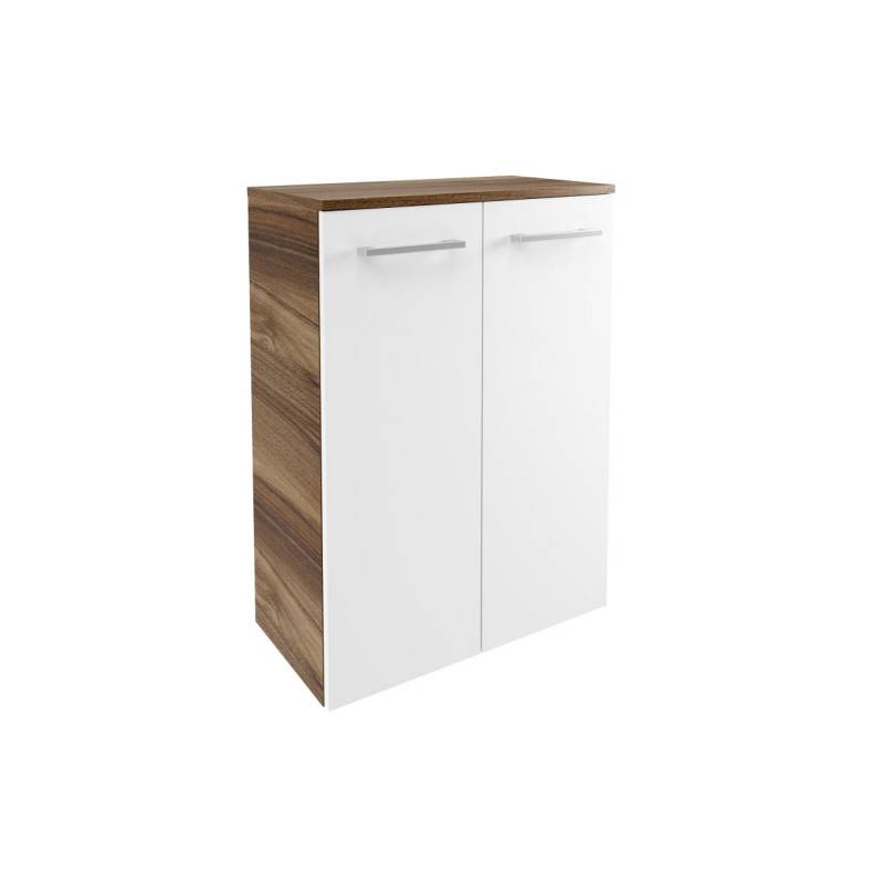 Fackelmann Unterschrank 'Verona' braun, weiß glänzend 60,2 x 82,6 x 32 cm Fackelmann Unterschrank 'Verona' braun, weiß glänzend 60,2 x 82,6 x 32 cm von Fackelmann