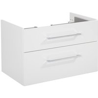 Hype 3.0 Waschtischunterschrank 80 cm, Weiß, 2 Schubladen-83223 - Fackelmann von Fackelmann