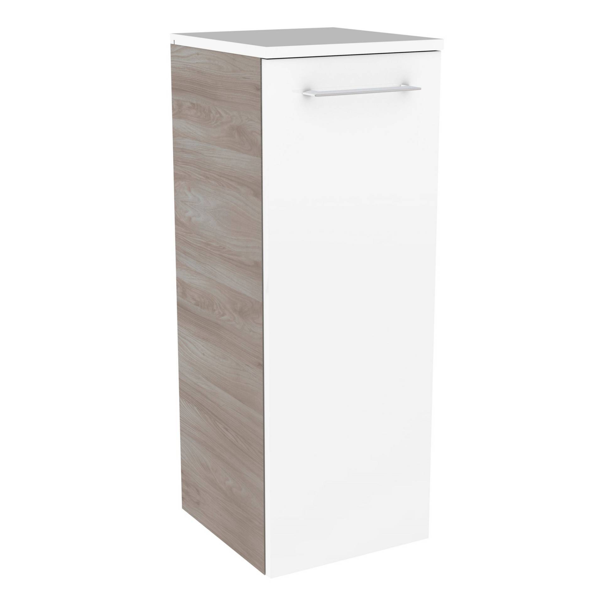 Fackelmann Unterschrank 'Lima' braun, weiß foliert 30,5 x 81 x 32 cm Fackelmann Unterschrank 'Lima' braun, weiß foliert 30,5 x 81 x 32 cm von Fackelmann