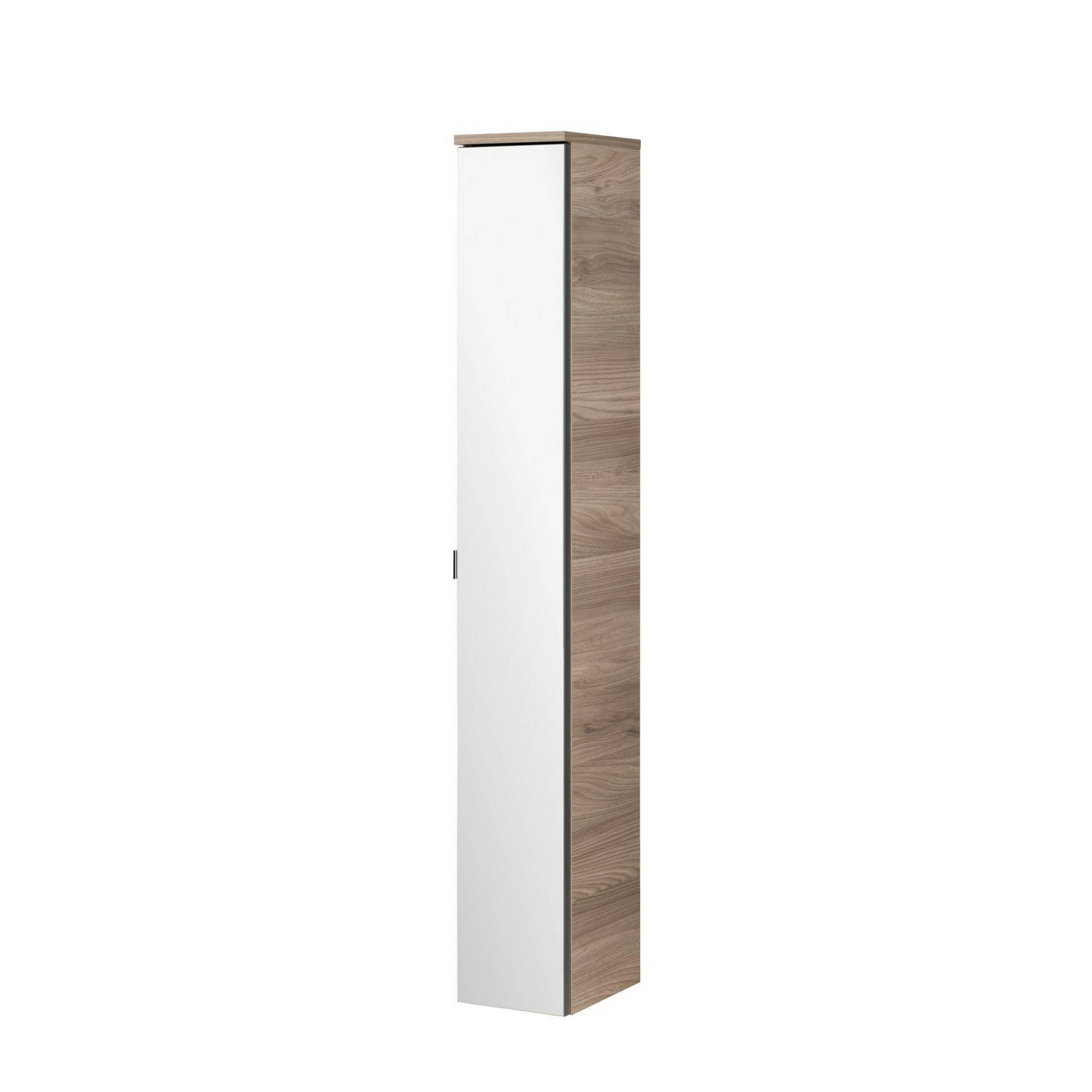 Fackelmann Hochschrank 'Luxor ' steinesche 20,5 x 140 x 26,5 cm verspiegelt, rechts von Fackelmann