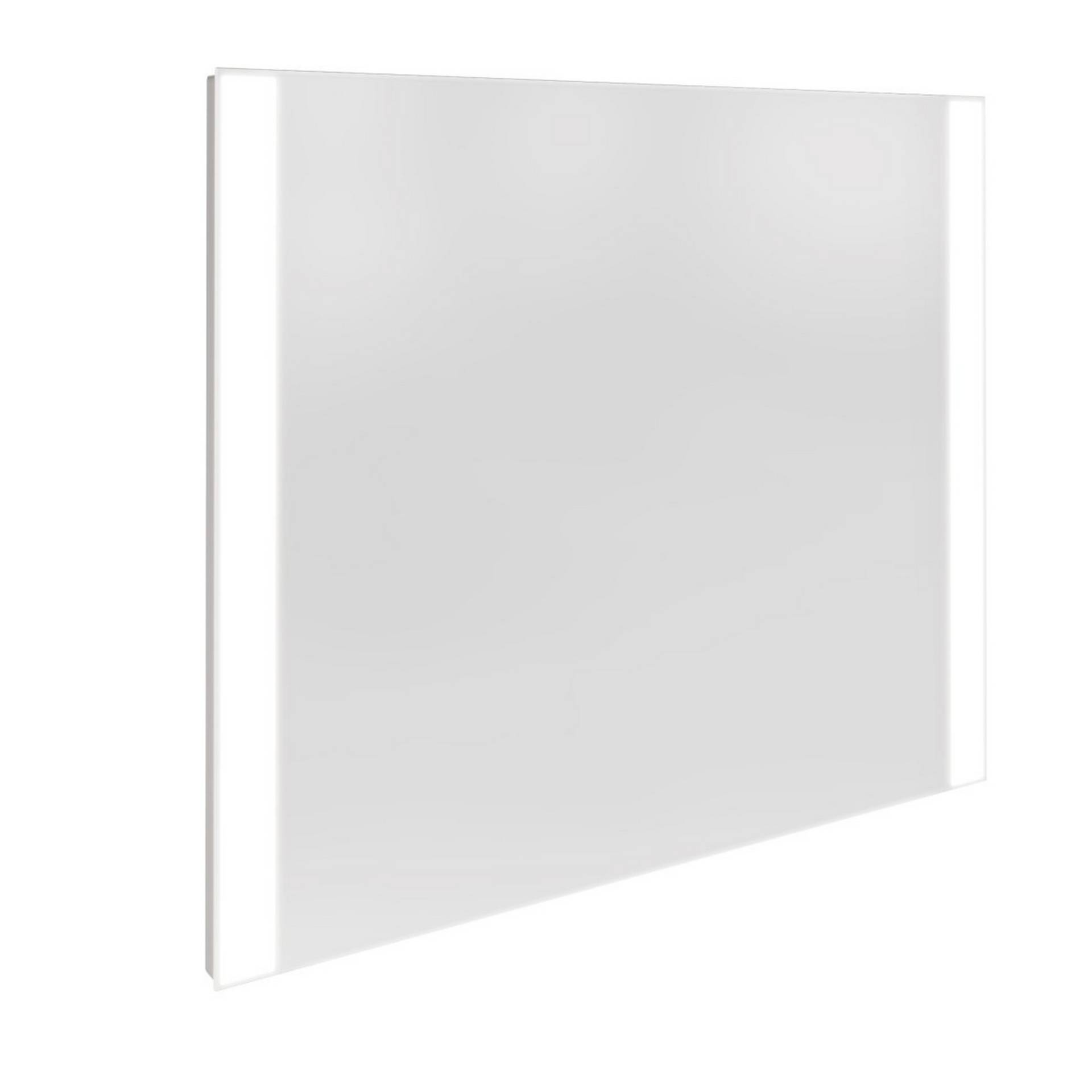 Fackelmann LED-Badspiegel 'Brillant Light' aluminiumfarben 80 x 68 von Fackelmann