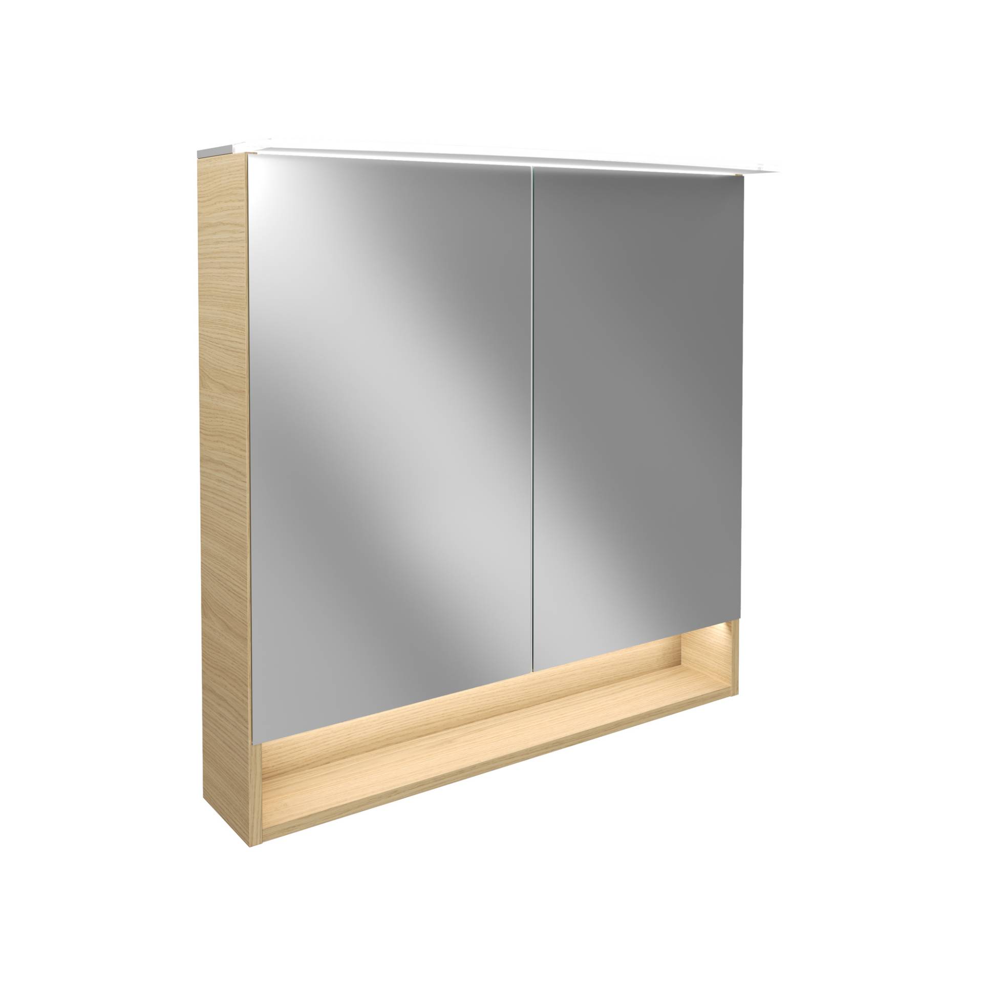 Fackelmann LED-Spiegelschrank 'B.Style' sandeiche 80 x 81,2 x 15,3 mm von Fackelmann