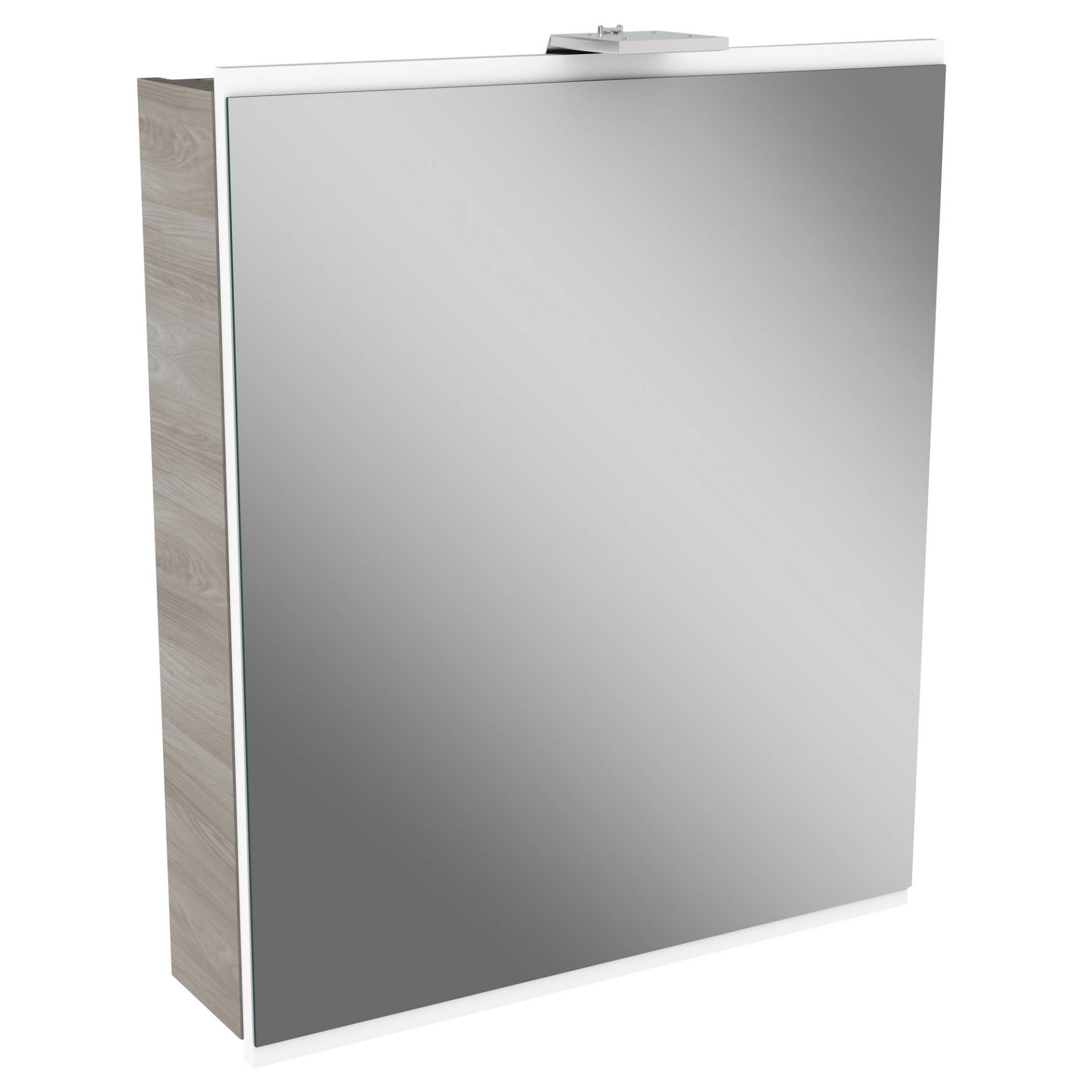 Fackelmann LED-Spiegelschrank 'Lima' grau, weiß 60 x 71,2 x 15,3 cm Fackelmann LED-Spiegelschrank 'Lima' grau, weiß 60 x 71,2 x 15,3 cm von Fackelmann