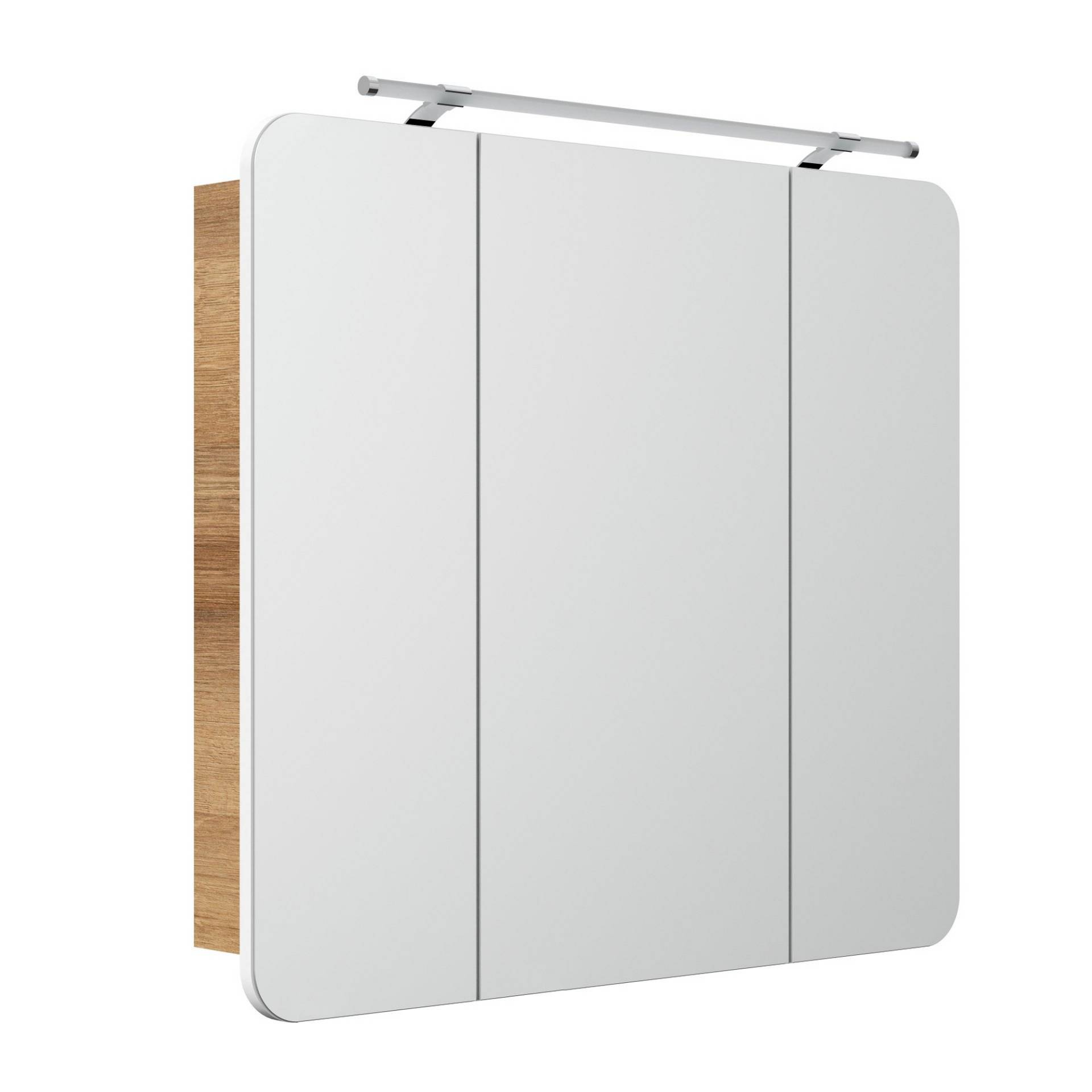 Fackelmann LED-Spiegelschrank 'Milano' braun 89,9 x 78 x 15,8 cm Fackelmann LED-Spiegelschrank 'Milano' braun 89,9 x 78 x 15,8 cm von Fackelmann