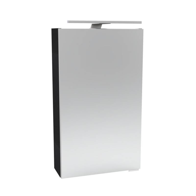 Fackelmann LED-Spiegelschrank 'SBC' anthrazit 40 x 68 x 15,3 cm links von Fackelmann