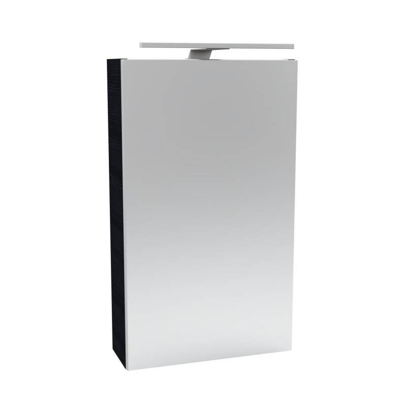 Fackelmann LED-Spiegelschrank 'SBC' dunkelbraun 40 x 68 x 15,3 cm rechts von Fackelmann