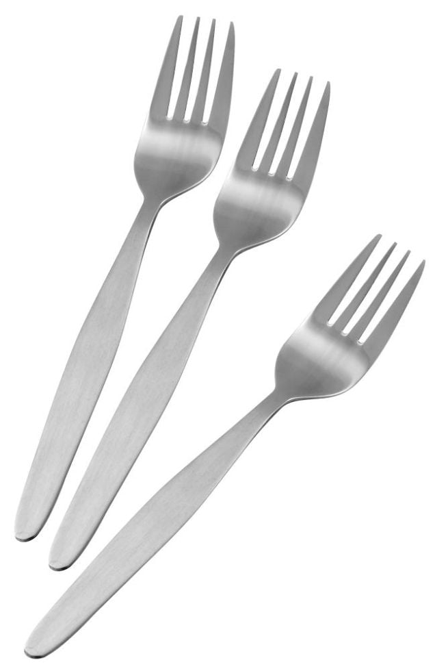 Fackelmann Menügabeln Arlberg Nirosta 19 cm, 3 Stück von Nirosta
