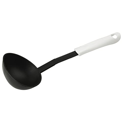 Fackelmann Schöpflöffel 30 cm Arcadalina, Schöpfer mit praktischem Griff, Schöpfkelle mit Funktionsteil aus Nylon für beschichtete Töpfe und Pfannen - spülmaschinengeeignet, Menge: 1 Stück von FACKELMANN