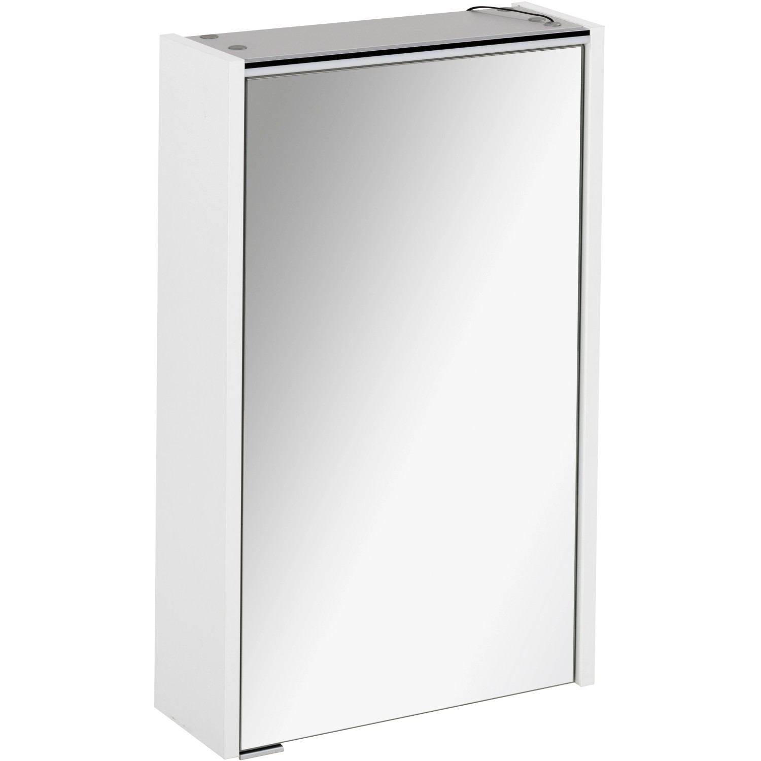 Fackelmann Spiegelschrank Denver Weiß 42 cm mit Softclose Türen von Fackelmann
