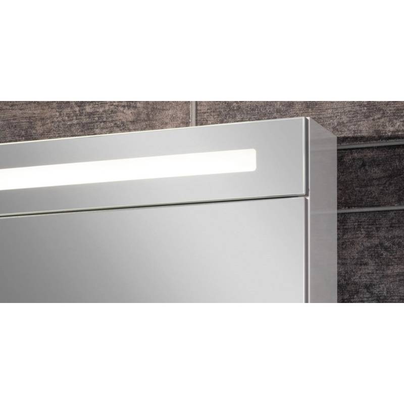 Fackelmann Spiegelschrank B.Clever Weiß 120 cm mit Softclose Türen von Fackelmann