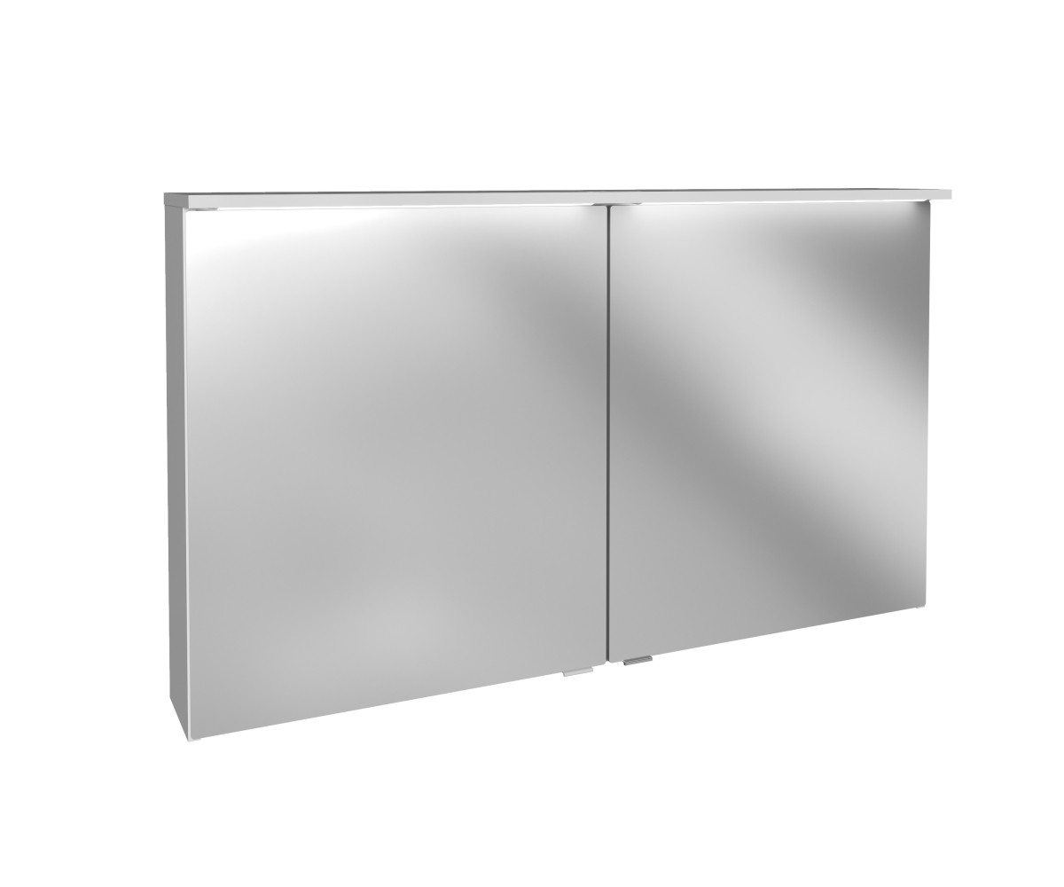 Fackelmann Spiegelschrank Oxford 1202x700x200 weiß LED 2 Türen, 83384 83384 von Fackelmann