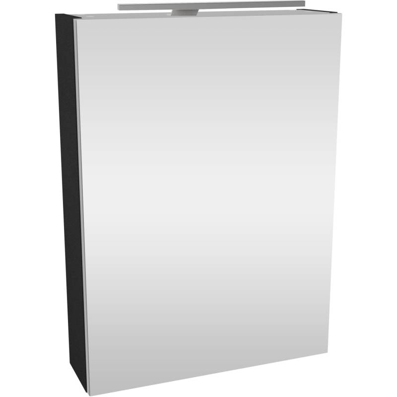 Fackelmann Spiegelschrank SBC Anthrazit 50 cm mit Softclose Türen von Fackelmann