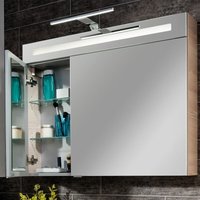 Spiegelschrank b.clever / zweitürig / Spiegelschrank mit gedämpften Scharnieren / Maße (b x h x t): ca. 90 x 71 x 16 cm / hochwertiger Spiegelschrank von Fackelmann