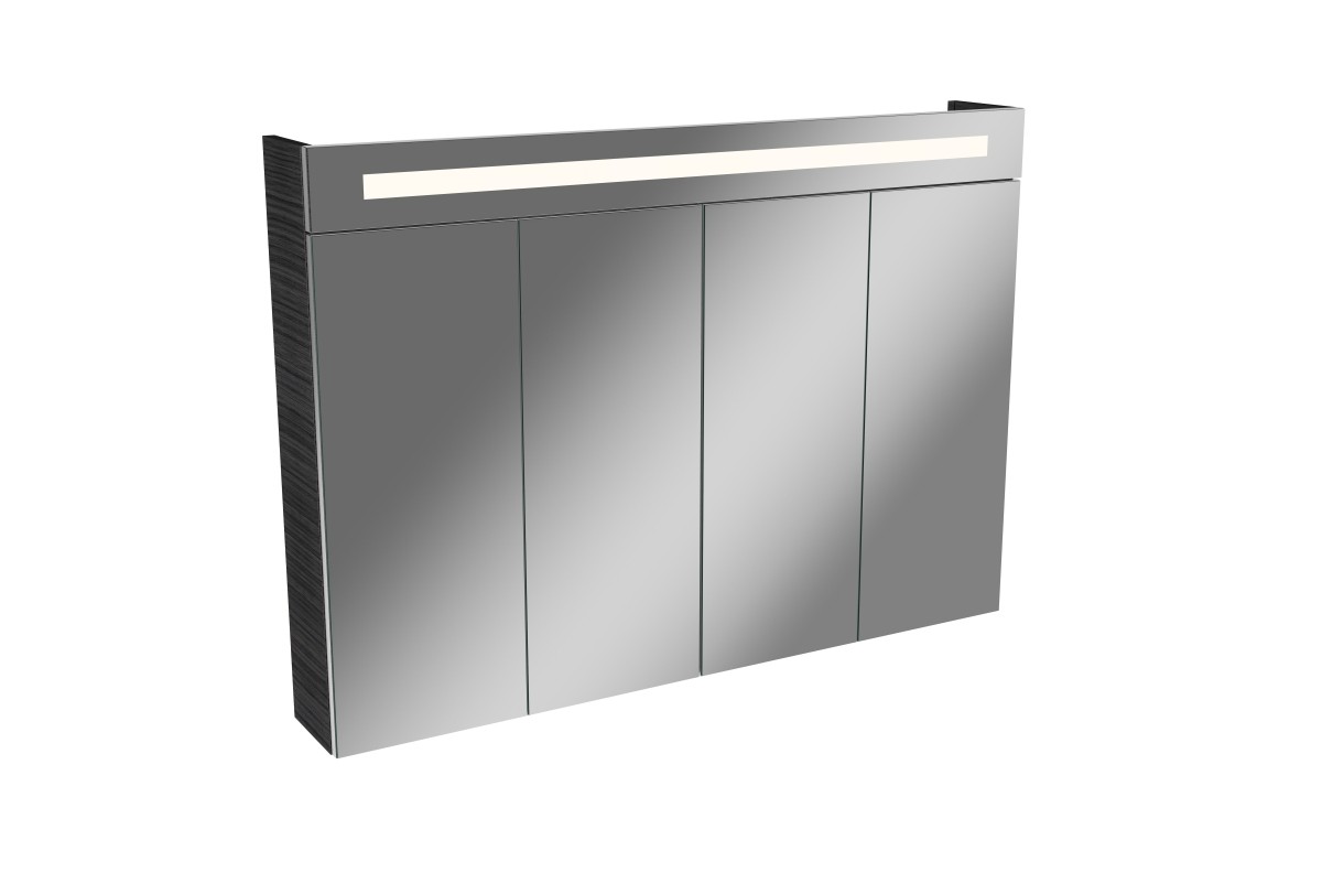 Fackelmann TWINDY Falttür-Spiegelschrank 110x78,5x16,5,DaOa 4T, 80092 80092 von Fackelmann