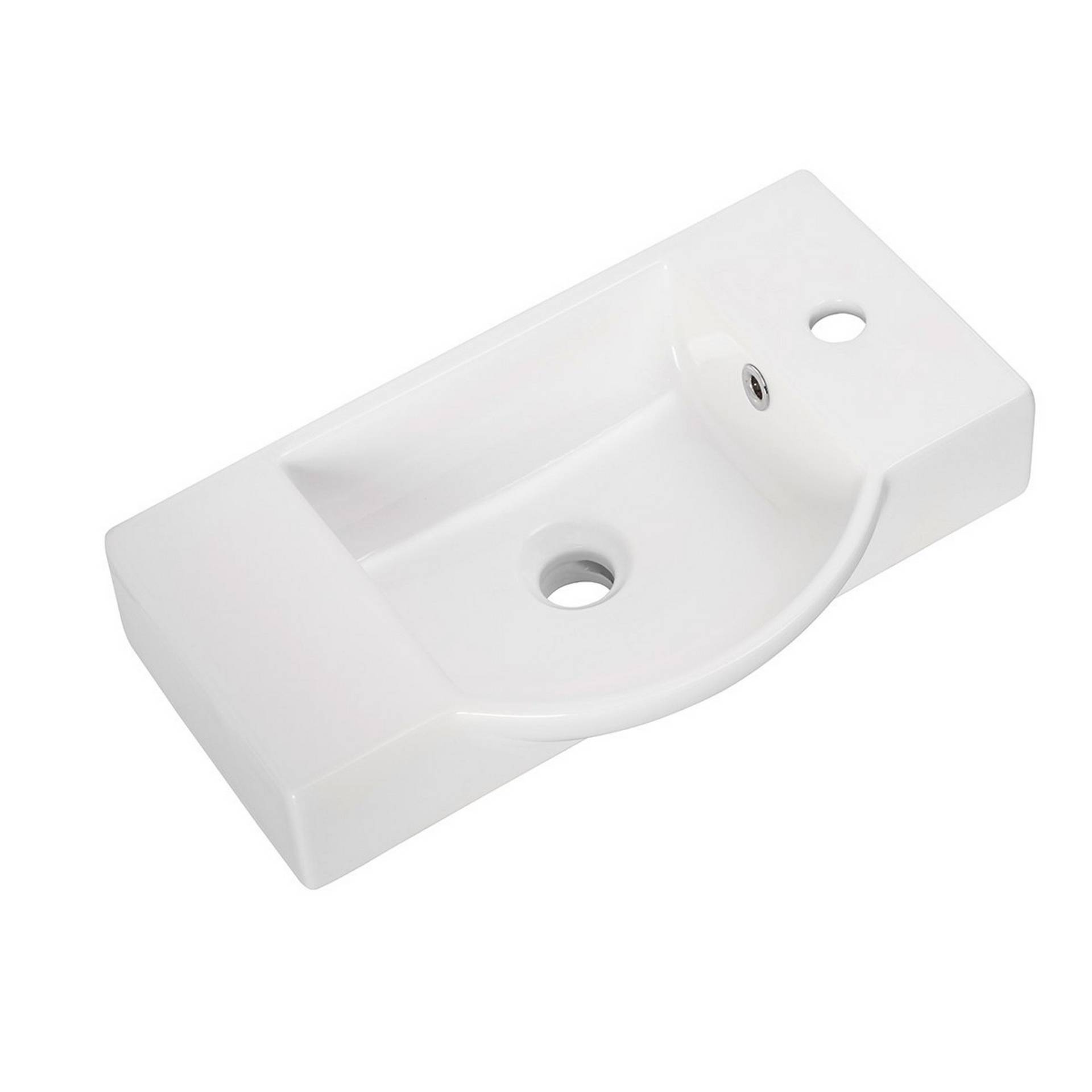 Fackelmann Waschbecken eckig 'SBC' weiß 54,5 x 10,5 x 32 cm Fackelmann Waschbecken eckig 'SBC' weiß 54,5 x 10,5 x 32 cm von Fackelmann